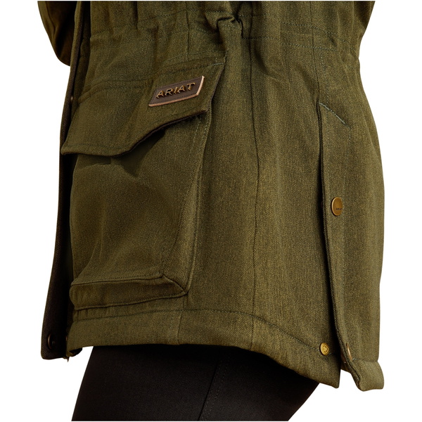Ariat Womens Rhodium H2O Insulated Parka 10052884 - Rosin